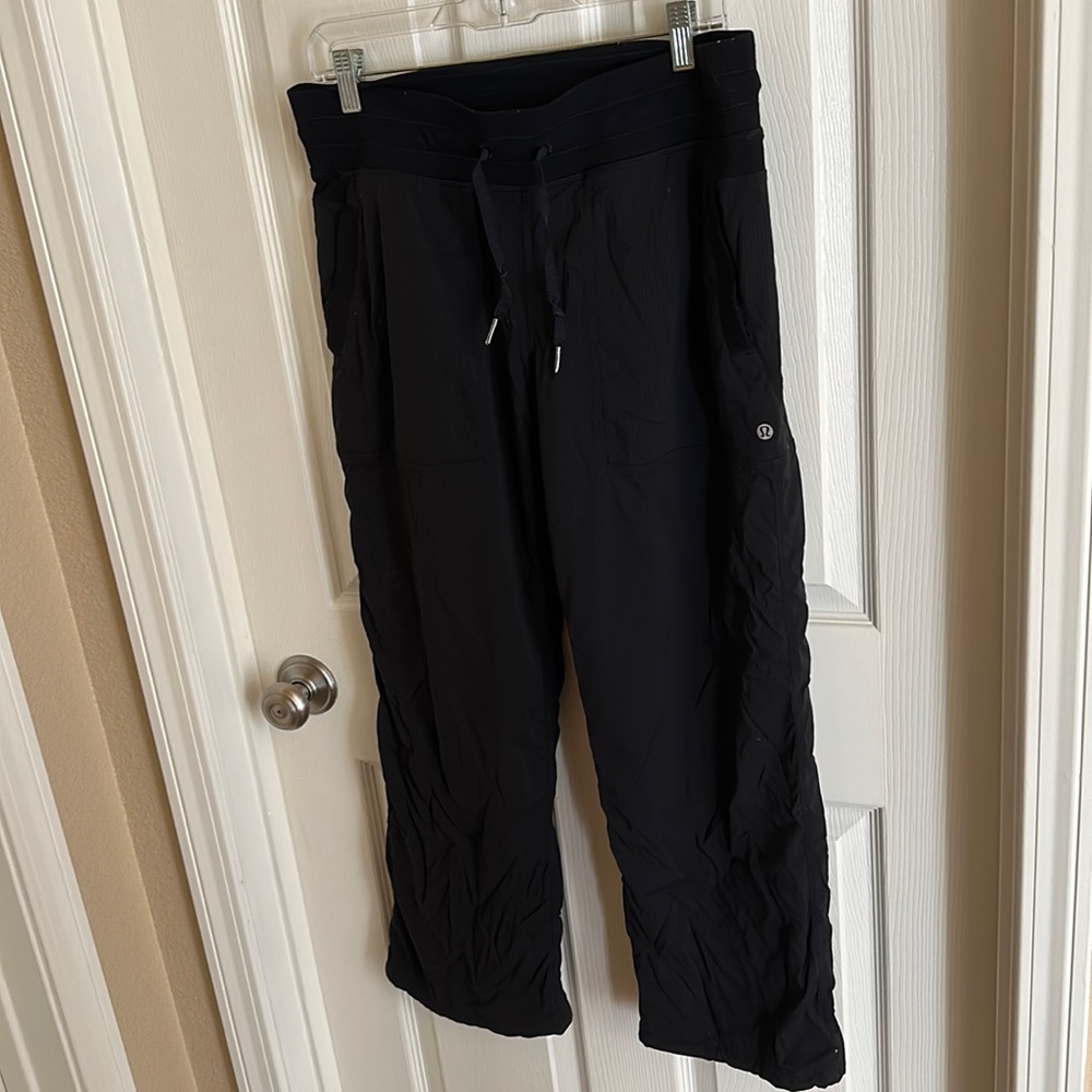 lululemon dance studio pants: lined